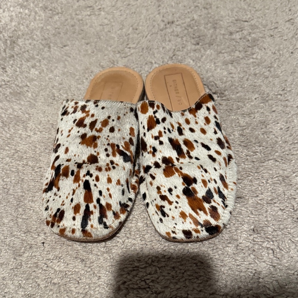 Either/Or Calf Hair Mule
